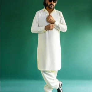 CREAM BOSKI UNSTITCHED FABRIC